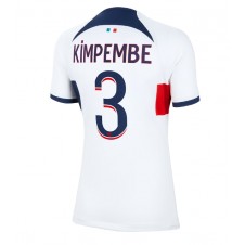 Paris Saint-Germain Presnel Kimpembe #3 Bortatröja Dam 2023-24 Korta ärmar